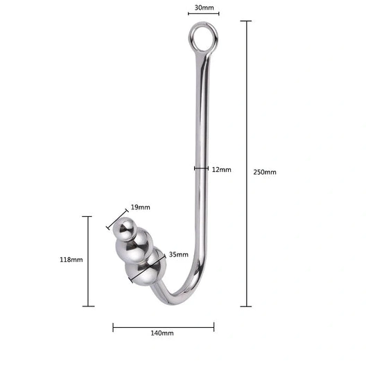 Anal and Elegant Hook 5334 Collar Beaded Cuffs with 0324